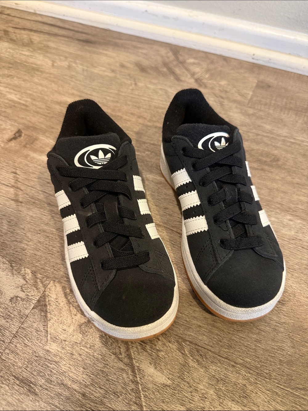 adidas Kids Black and White Classic Sneakers
